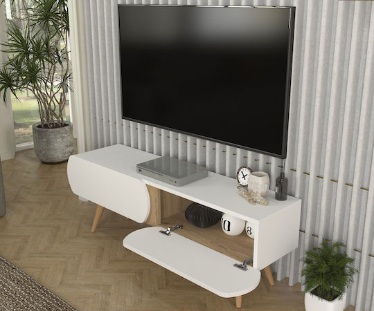 Stand TV Elody Ecru L120xA31.7xÎ42cm