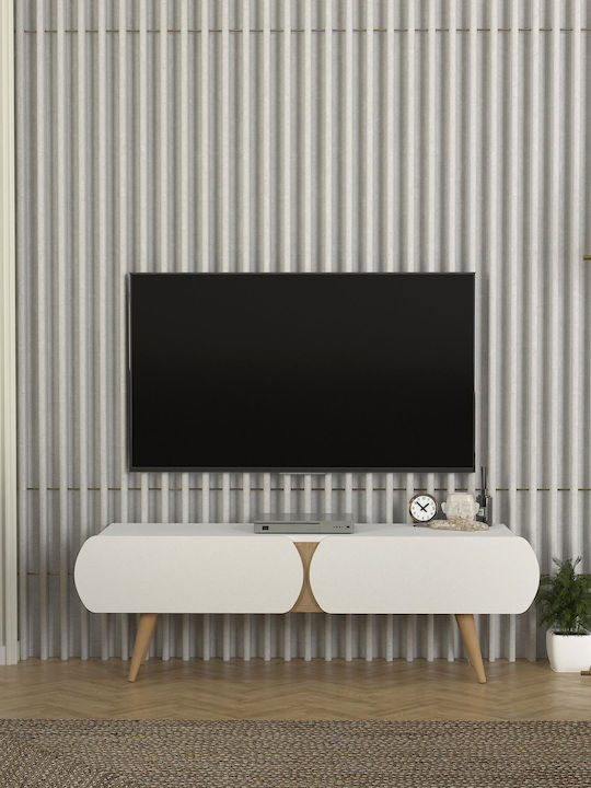 Stand TV Elody Ecru L120xA31.7xÎ42cm