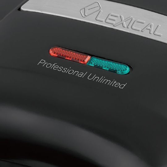 Lexical Waffle Maker for Square Waffles 2 Waffle Slots 750W