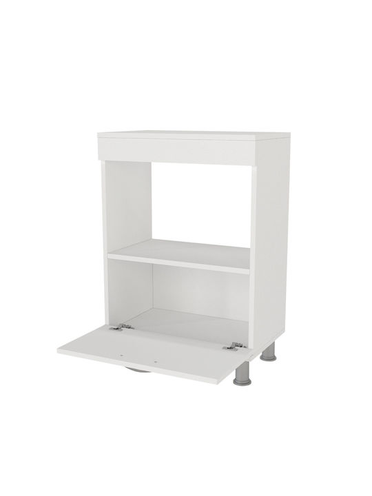 Bodenstehender Schrank Weiß 60x35.5x86.3cm