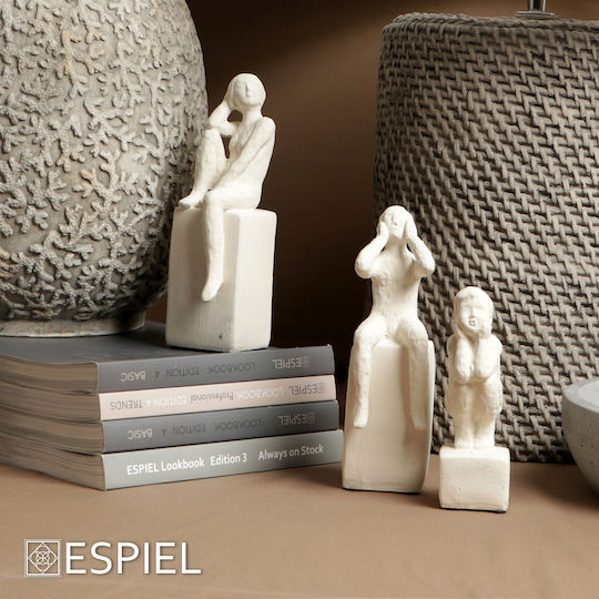 Espiel Διακοσμητικό Αγαλματίδιο Πολυρητίνης 8.5x6x19cm