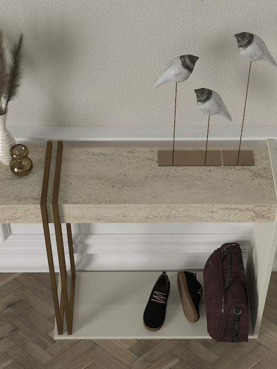 Κονσόλα Ξύλινη Sandstone Μ91.8xΠ29.6xΥ74.2εκ.