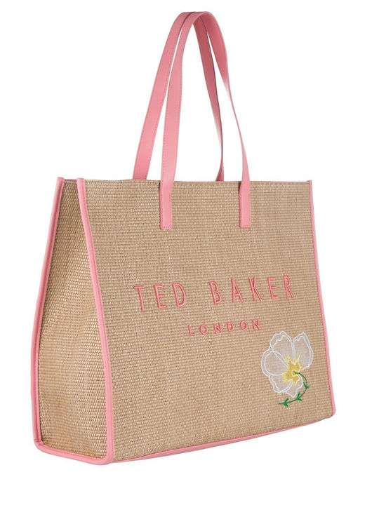 Geantă Tote Ted Baker Floraff 280710 Roz De Damă Geantă Tote Ted Baker Floraff 280710 Roz De Damă