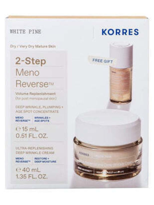 Korres 2-Step Meno Reverse Σετ Περιποίησης για Αντιγήρανση & Ενυδάτωση Korres 2-Step Meno Reverse Σετ Περιποίησης για Αντιγήρανση & Ενυδάτωση