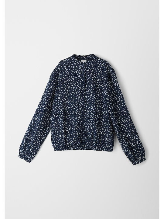 Детска Риза Дълъг ръкав Dark Blue