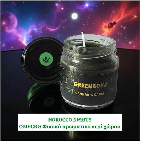 Morocco Nights CBD-CBG Natural Aromatic Room Candle