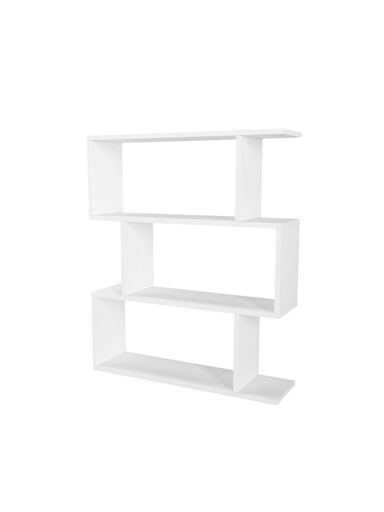Bibliotecă Karrusel Alb 80x22x95.7cm