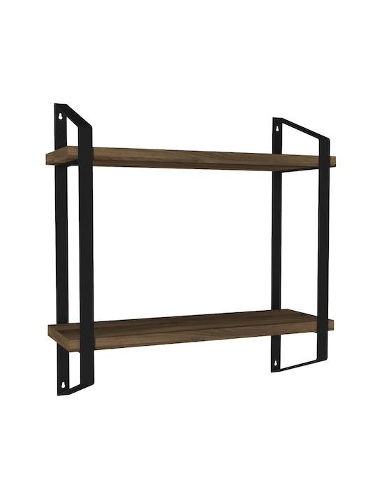 Рафт Стенен Кафяв 45x15x47см.