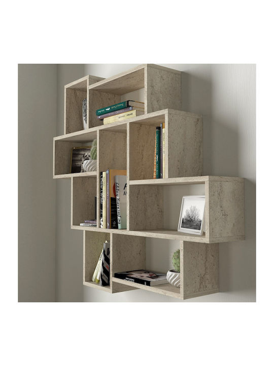 Shelf Wall Cream 115.5x14.5x103.5cm