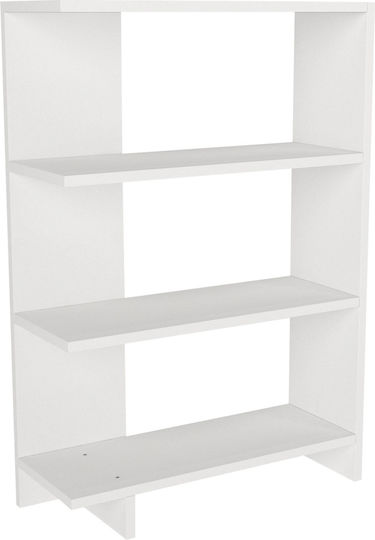 Βιβλιοθήκη Trilion Λευκή 61x22x90εκ.