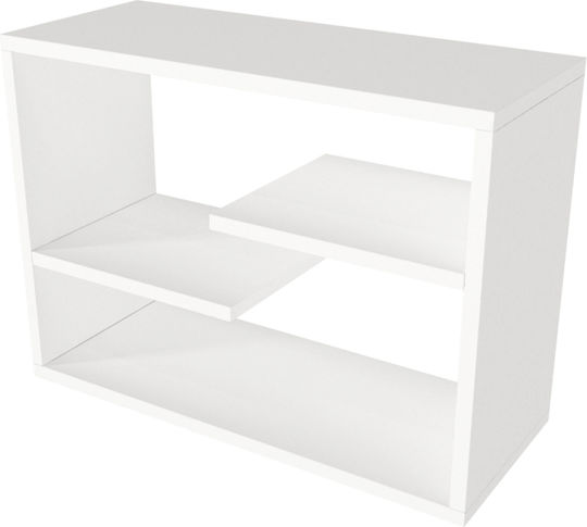 Стенен Рафт Tino Бял 60x19.5x44см GP042-0164 1