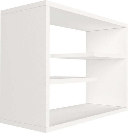 Стенен Рафт Tino Бял 60x19.5x44см GP042-0164 1