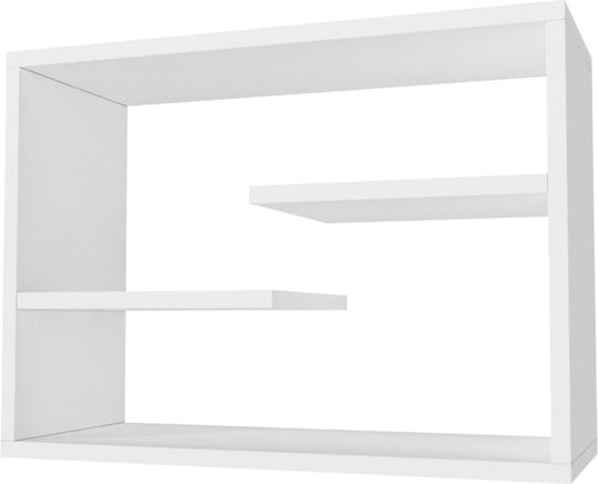 Стенен Рафт Tino Бял 60x19.5x44см GP042-0164 1