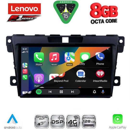 Lenovo Ηχοσύστημα Αυτοκινήτου για Mazda CX-7 2006-2012 (Bluetooth/USB/WiFi/GPS/Apple-Carplay/Android-Auto) με Οθόνη Αφής 9"