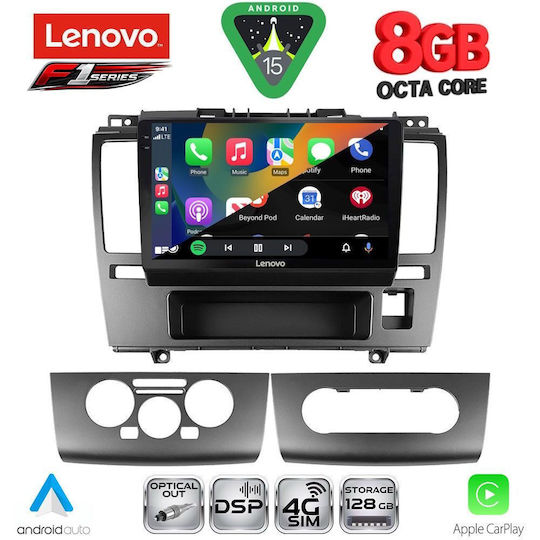 Lenovo Car Audio System for Nissan Tiida 2004 (Bluetooth/USB/WiFi/GPS/Apple-Carplay/Android-Auto) with Touch Screen 9"