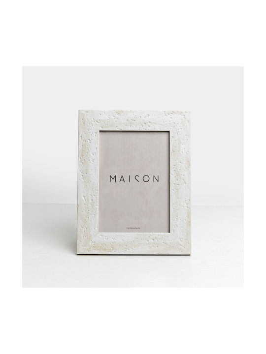 InTheBox Lithos Κορνίζα Πλαστική με Λευκό Πλαίσιο 6τμχ