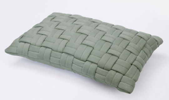Liolios Home Sofa Cushion Clusp From 100% Cotton Mint 50x50cm