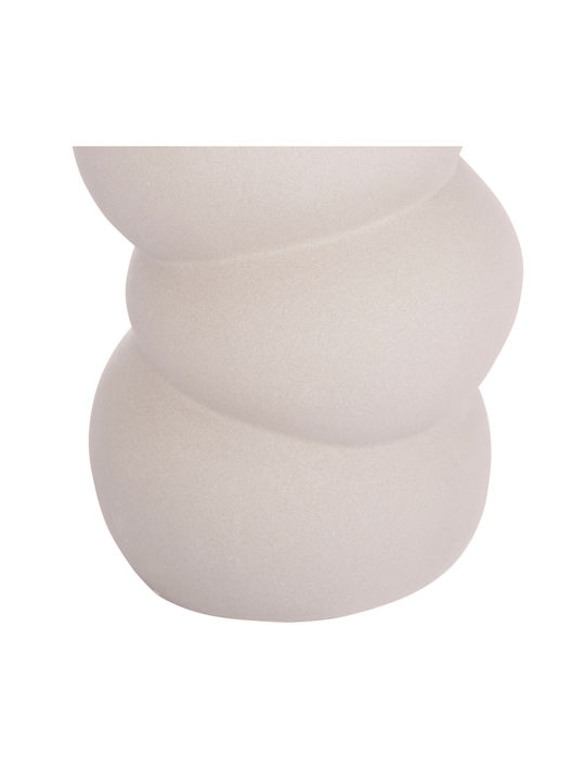 Homemarkt Ceramic Table Decorative Rook Hm4630.03 Gray Matte Φ13x31cm