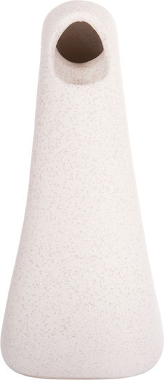 Tabletop Ceramic Decorative Ellipto Hm4644.01 Off-White Crystal 16.5x9x20 3pcs 1 Item