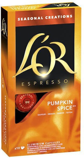 L'Or Κάψουλες Espresso pumpkin spice Συμβατές με Μηχανή L'Or 10caps