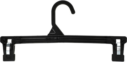 Humero Plastic Black Clothes Hanger for Pants HUUUM28X50 50 Pieces