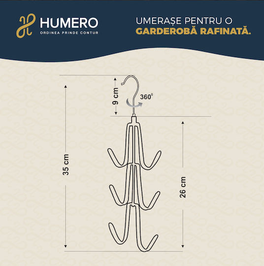 Humero Umeraș pentru Dulap pentru curele Metal 2buc