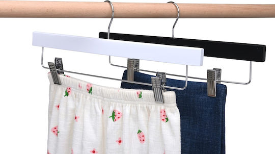 UnicUtil Umeraș pentru Dulap pentru pantaloni Lemn Albă UUUM45X50 50buc UnicUtil Umeraș pentru Dulap pentru pantaloni Lemn Albă UUUM45X50 50buc