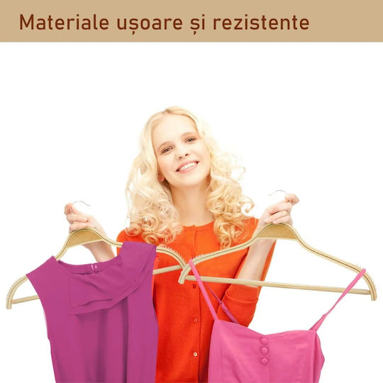 UnicUtil Clothes Hanger Beige UUUM09X30 30pcs