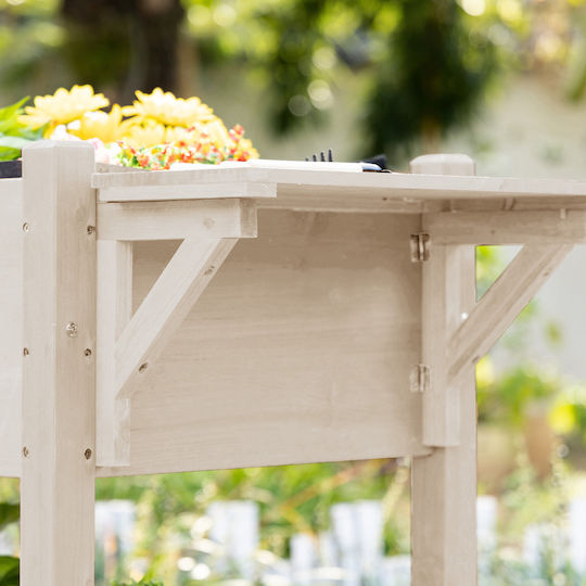 Outsunny Кутия за саксии Дърво Wood 123x54x87см.