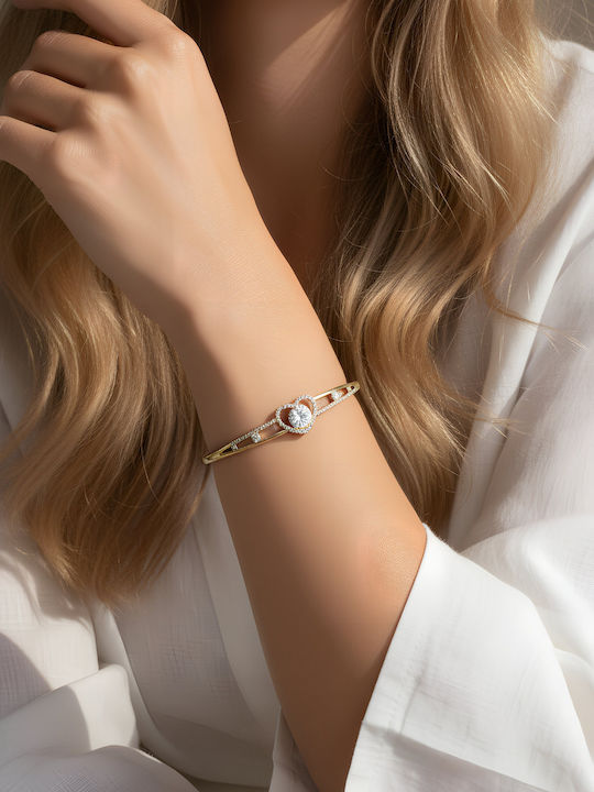 Chrysothemiss Damenarmband Aurora Embrace Herz Kristall & Weiße Zirkon