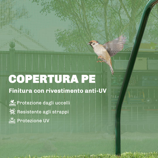 Outsunny 845-305V01 Θερμοκήπιο Τούνελ 2x1x0.8m