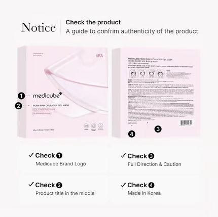 Medicube PDRN Pink Collagen Jelly Mask 4 τμχ x 28gr
