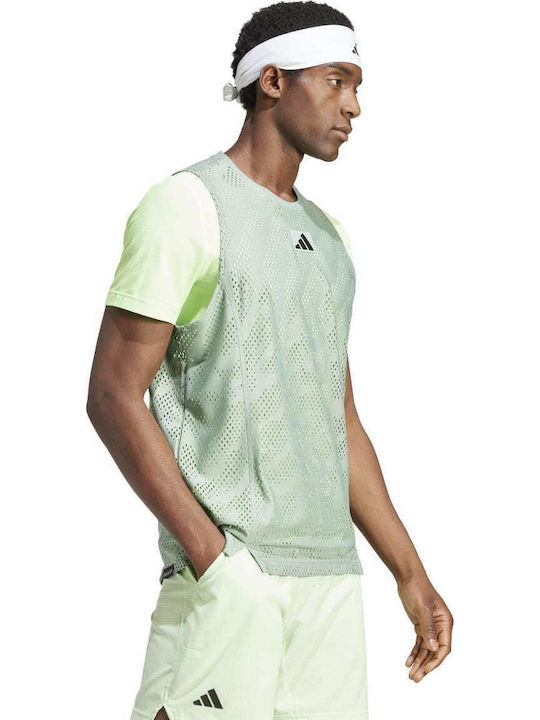 adidas Tennis IL7381 Ανδρική Μπλούζα Γκρι