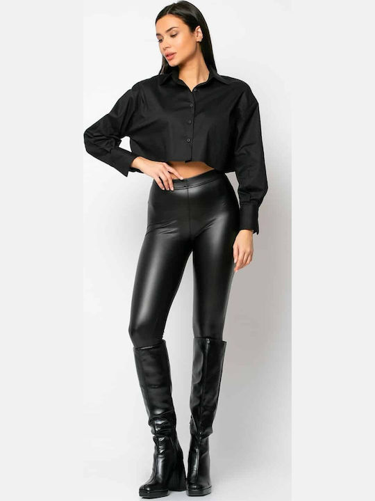 Women's Long Sleeve Shirt Black