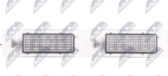 License Plate Lights Renault Clio V Megane IV Talisman Koleos II Espace V Master III Opel Movano B Nissan NV400 2010 ELP-RE-011