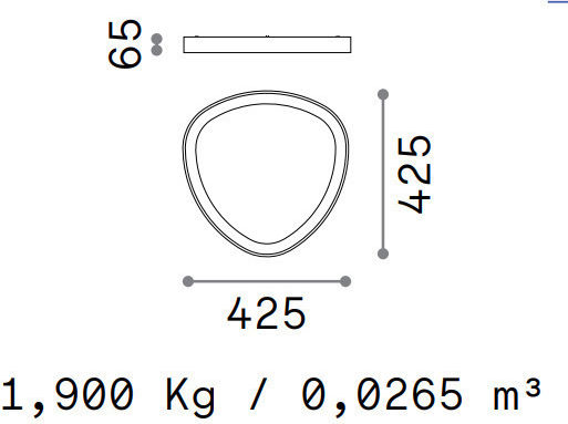 Ideal Lux Πλαφονιέρα 42.5εκ. LED Ideal Lux Πλαφονιέρα 42.5εκ. LED