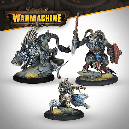 Warmachine Battlegroup – Khador Alte Umbrey Captain Galina + 2 Warbeasts