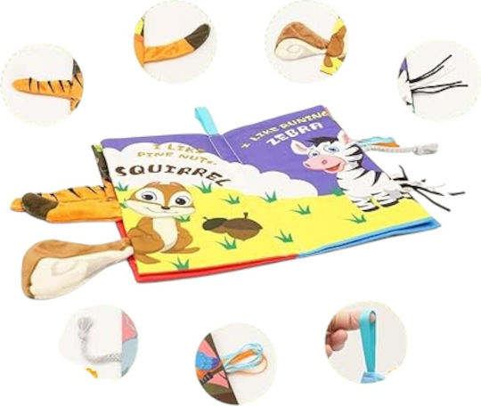 Queen Mother Fabric Activity Book for 6+ Months Various Designs 1pc