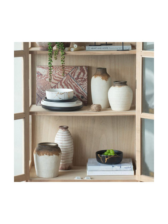 Artekko Decorative Vase White 12.7x12.7x28.4cm