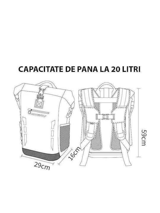 Motowolf Rucsac pentru călărie Gri