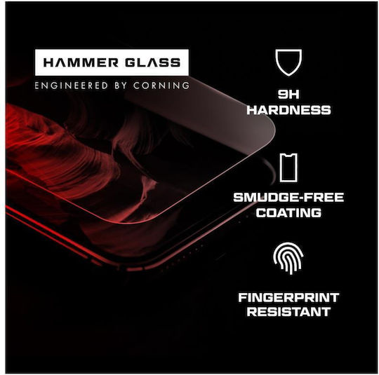 Tempered Glass Hammer Glass Apple Iphone 15 Pro Max Corning 1 Τεμ