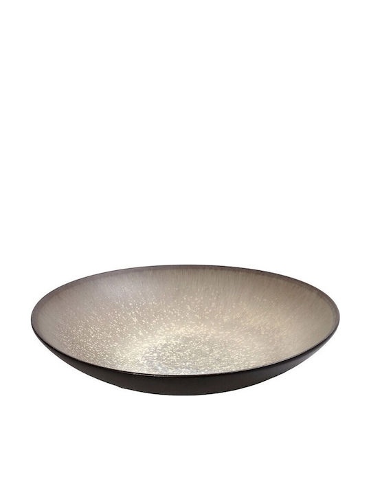 Espiel ''sensation'' Teller Suppe Keramik Braun mit Durchmesser 26.5cm 2Stück