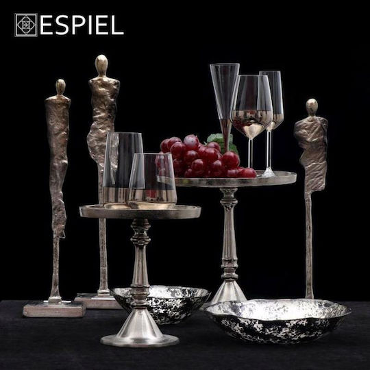 Espiel Set Glas Wasser Silbern 470ml 6 Stück
