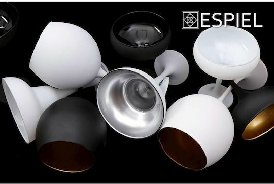 Espiel Set Brillen Cocktail Glas Silber 655ml 6 Stück
