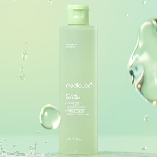 Medicube Exosome Cica Facial Toning Liquid with Heartleaf, Exosomes & Centella Asiatica 210ml
