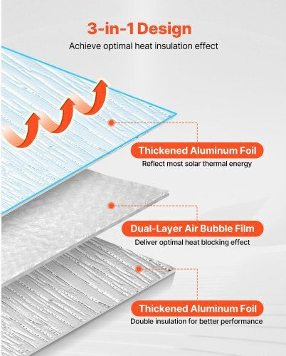 Vevor Bituminous Pad for 37.1856s.m. with Aluminum Coating LBPEQPMRFSFSV9IUS001V0