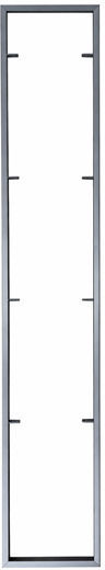 System Plasio Rafierras Finetto Schwarz Matt 960mm