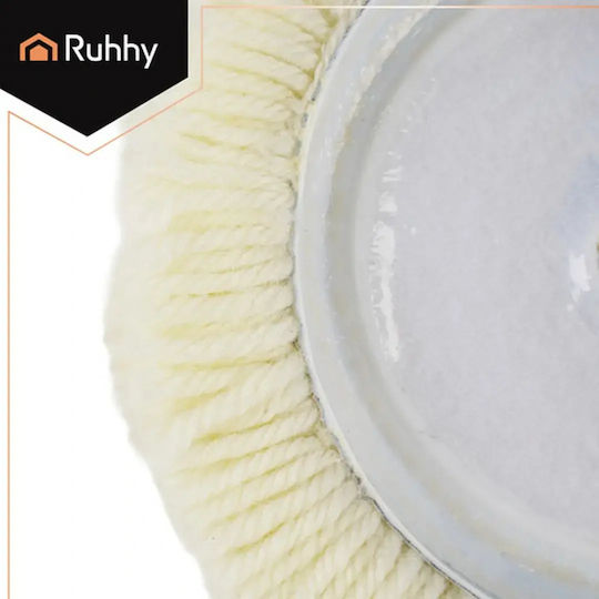 Polishing Fur 130mm Ruhhy Velcro Polisher & Drill