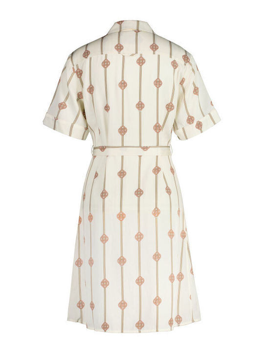 Summer Mini Shirt Dress Dress Ivoire