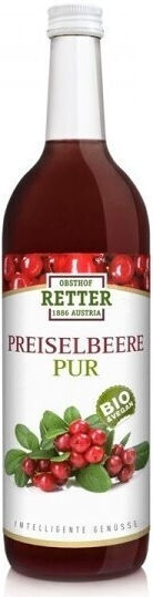 Retter Βιολογικός Χυμός Cranberry 7.1gr 750ml